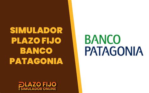 tasa plazo fijo banco patagonia